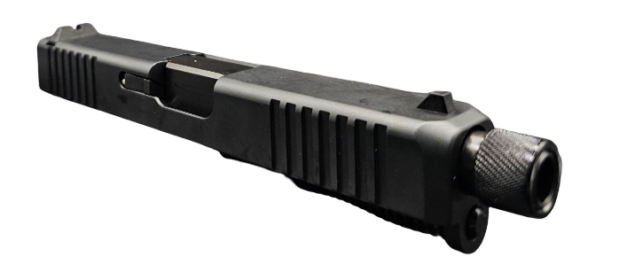 Combat Armory Slide Fits Glock 19 Gen3 Fully Assembled Tapered Nose Black Nitride Threaded