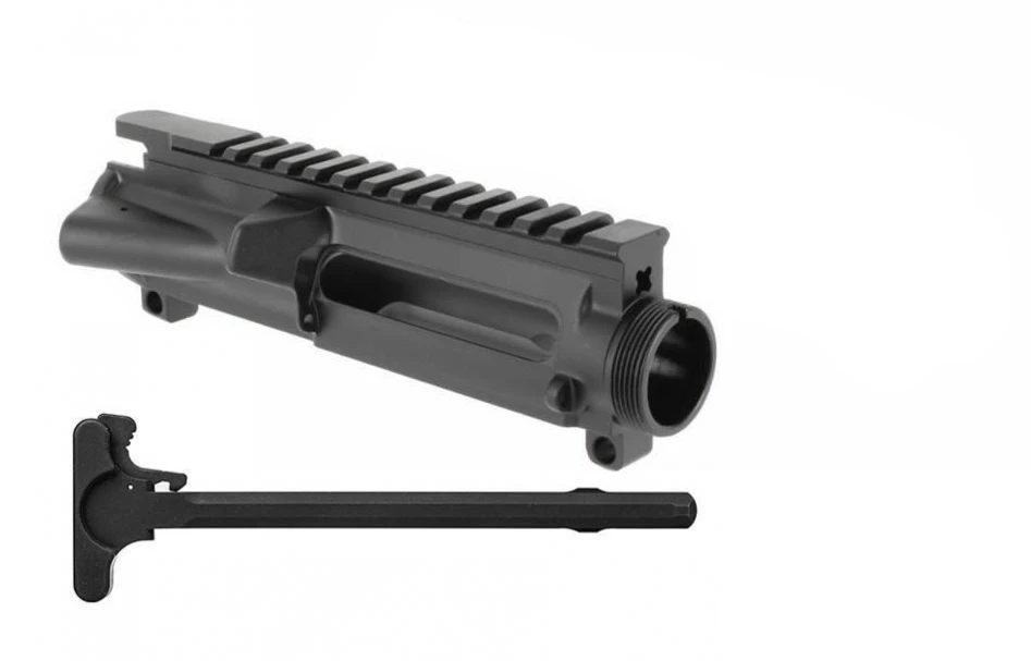 Combat Armory Stripped Billet Upper Receiver Mil-Spec & Charging Handle Combo