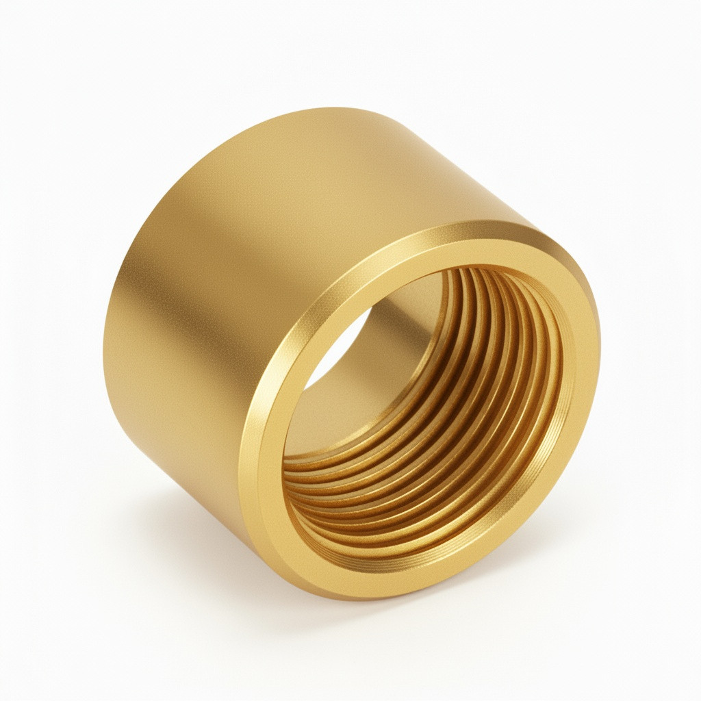 Combat Armory Thread Protector 1/2 x 28 (9mm & .357SIG Barrel) Smooth in Gold
