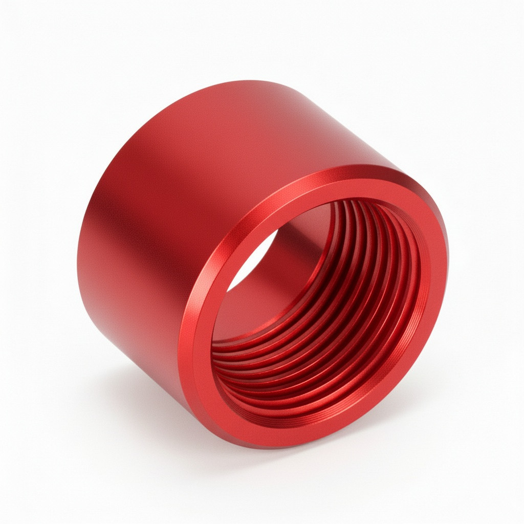 Combat Armory Thread Protector 1/2 x 28 (9mm & .357SIG Barrel) Smooth in Red