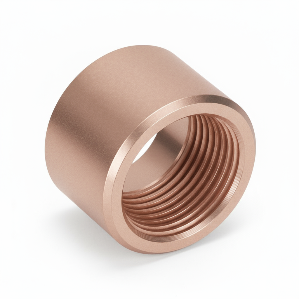 Combat Armory Thread Protector 1/2 x 28 (9mm & .357SIG Barrel) Smooth in Rose Gold