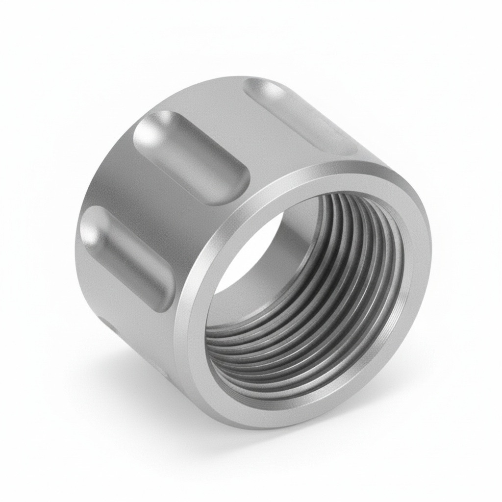 Combat Armory Thread Protector 1/2 x 28 (9mm & .357SIG Barrel) Straight Fluted in Naked