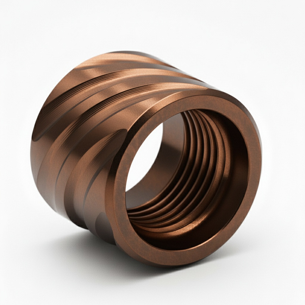 Combat Armory Thread Protector 1/2 x 28 (9mm & .357SIG Barrel)Thick Spiral in Copper