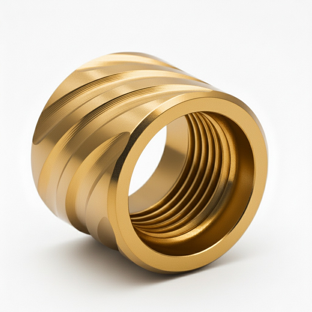 Combat Armory Thread Protector 1/2 x 28 (9mm & .357SIG Barrel) Thick Spiral in Gold