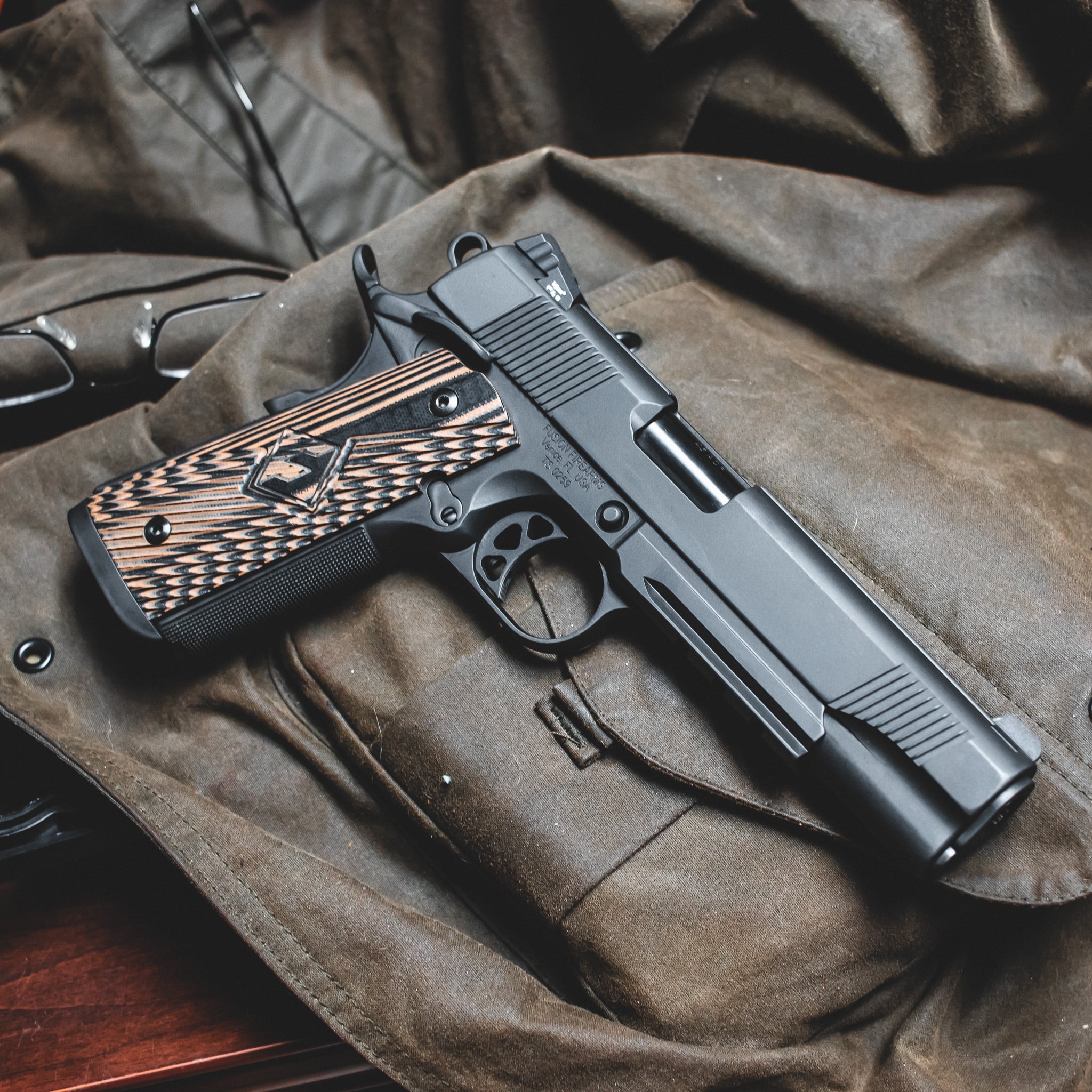 Custom 1911 Pistol - 45 ACP Government - Tactical Blackout – Fusion Firearms