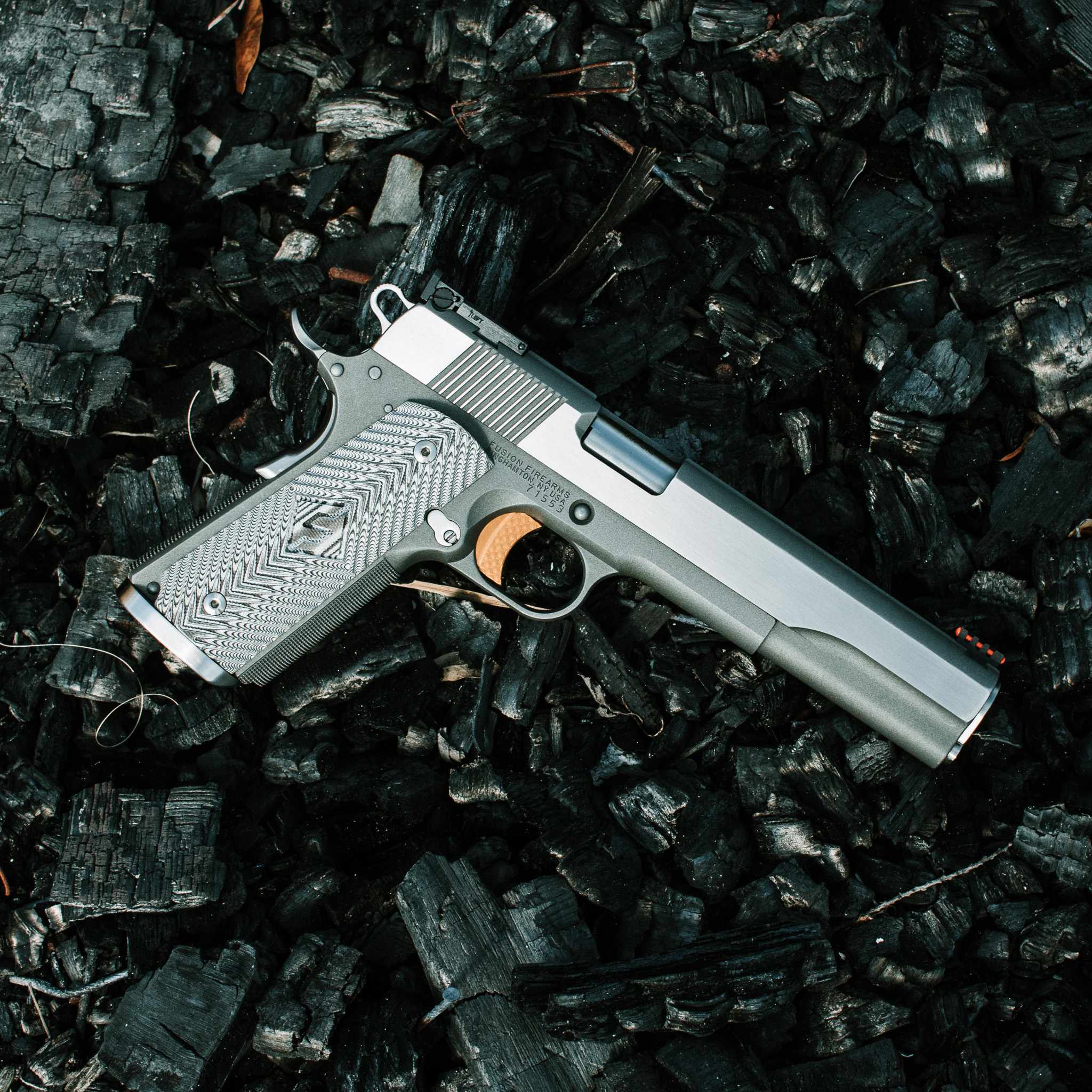 Custom 1911 Pistol - 6" Ash Viper Gold Pro - .357 Sig – Fusion Firearms