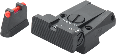 CZ 75 & CZ 85 - Black Target With Fiber Optic Adjustable Sight Set – Fusion Firearms