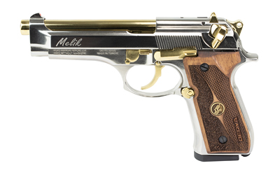 Derya Melik 9mm 4.9″ 10+1 Gold TiN