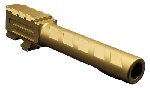 Fits Glock 19 9mm Match Titan 3 Series Threaded Barrel in Gold