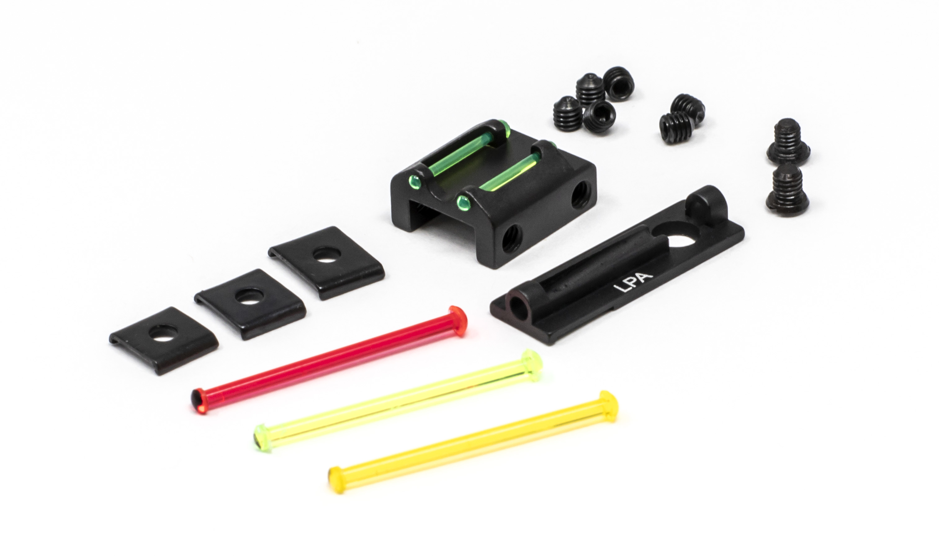 Fixed Fiber Optic Sight Set - Front Mounting Plate for Ribs 6mm to 8mm – Fusion Firearms