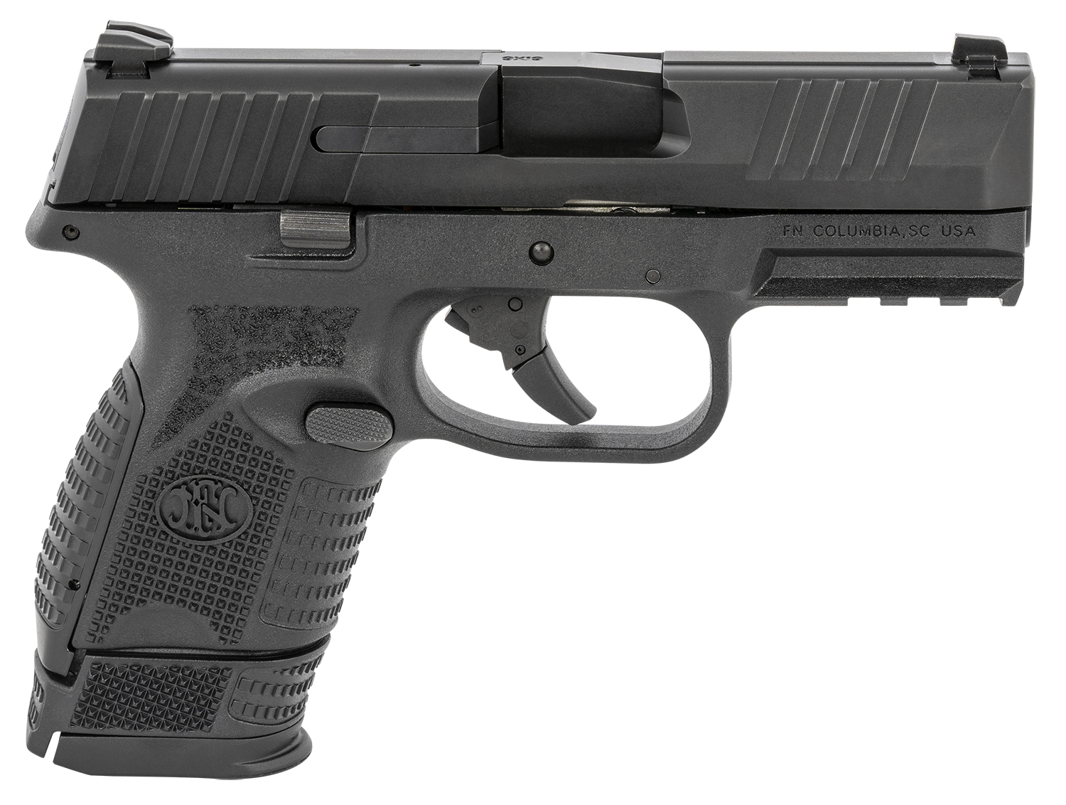 FN 509 Compact 9mm 3.7″ Matte Black, 2 Mags