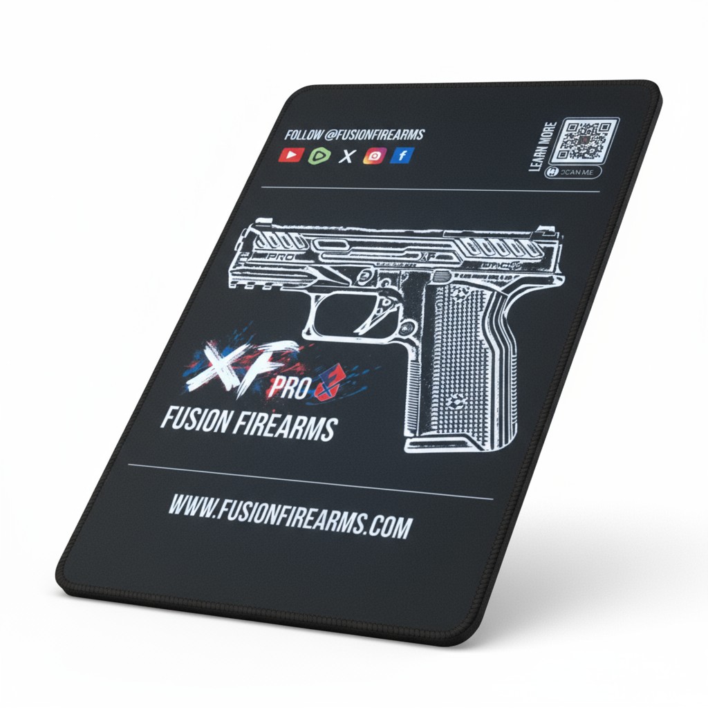 Fusion Firearms XF Pro Large Mouse Pad – 9" x 13.75"
