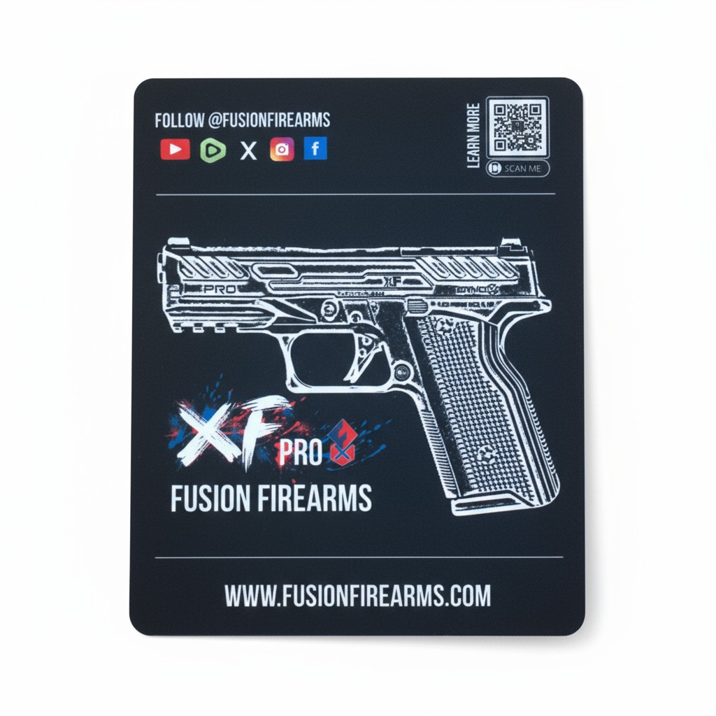 Fusion Firearms XF Pro Mouse Pad – 7" x 8.5"