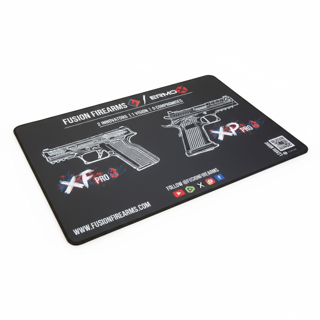 Fusion Firearms XP Pro & XF Pro Branded Desk & Pistol Mat – 23.75" x 15.75" — image 2