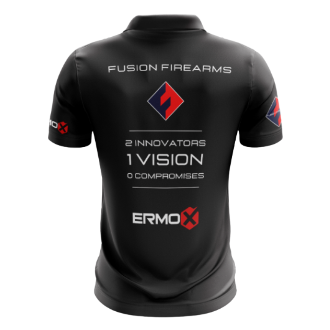 Fusion Shooter Shirt – Black Performance Polo
