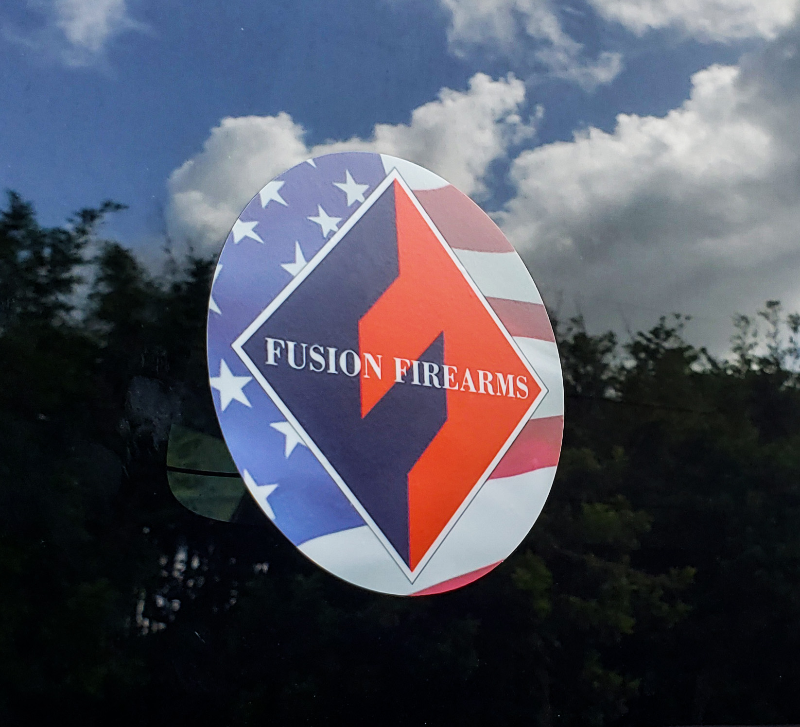 Fusion Window Decal, 4" Diameter -  American Fusion Logo — image 3