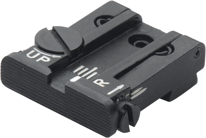 Glock 17 - 43 Rear Adjustable Sight - Black Serrated – Fusion Firearms