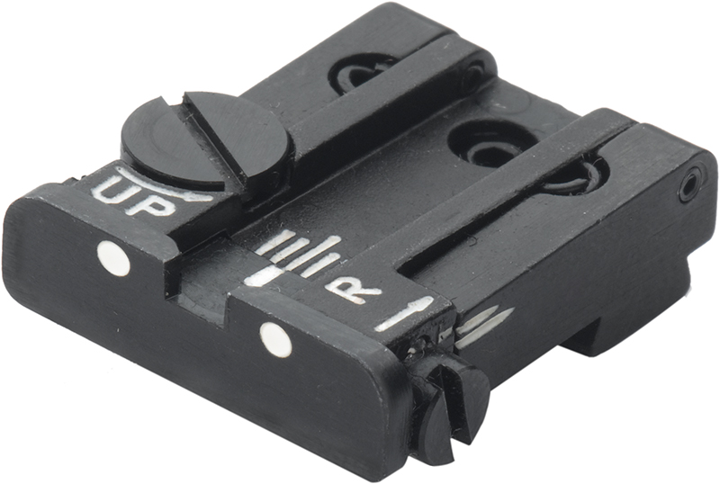 Glock 17 - 43 Rear Adjustable Sight - White Dot – Fusion Firearms