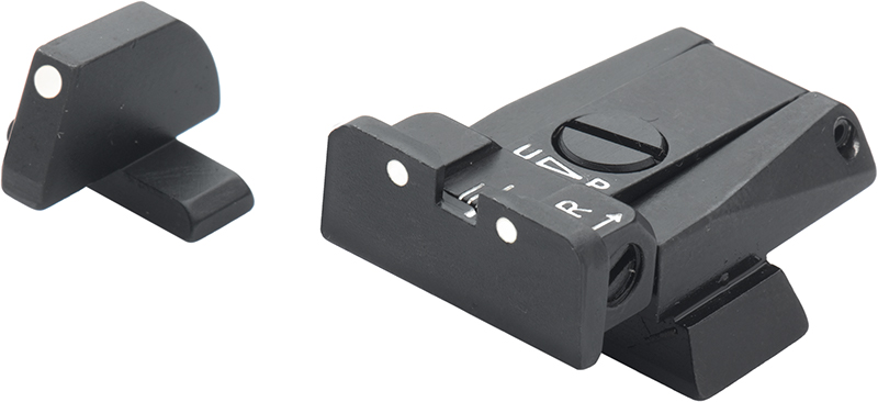 H&K 40 USP - White Dot Adjustable Sight Set – Fusion Firearms