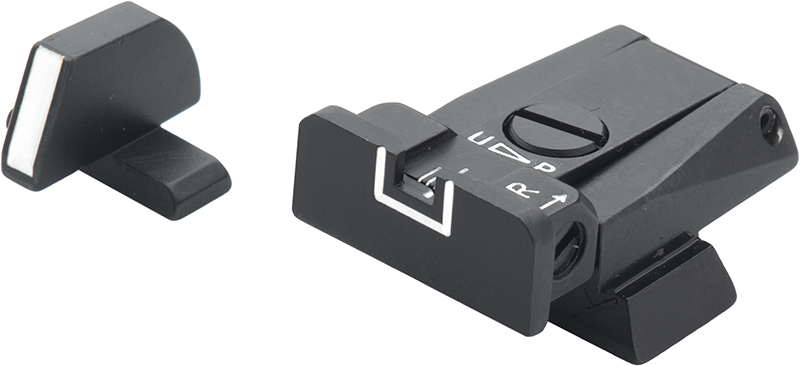 H&K 40 USP - White Outline Adjustable Sight Set – Fusion Firearms
