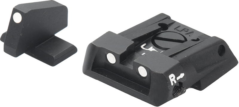 H&K - P30, P45, VP9 VP9 Striker - White Dot Adjustable Sight Set – Fusion Firearms