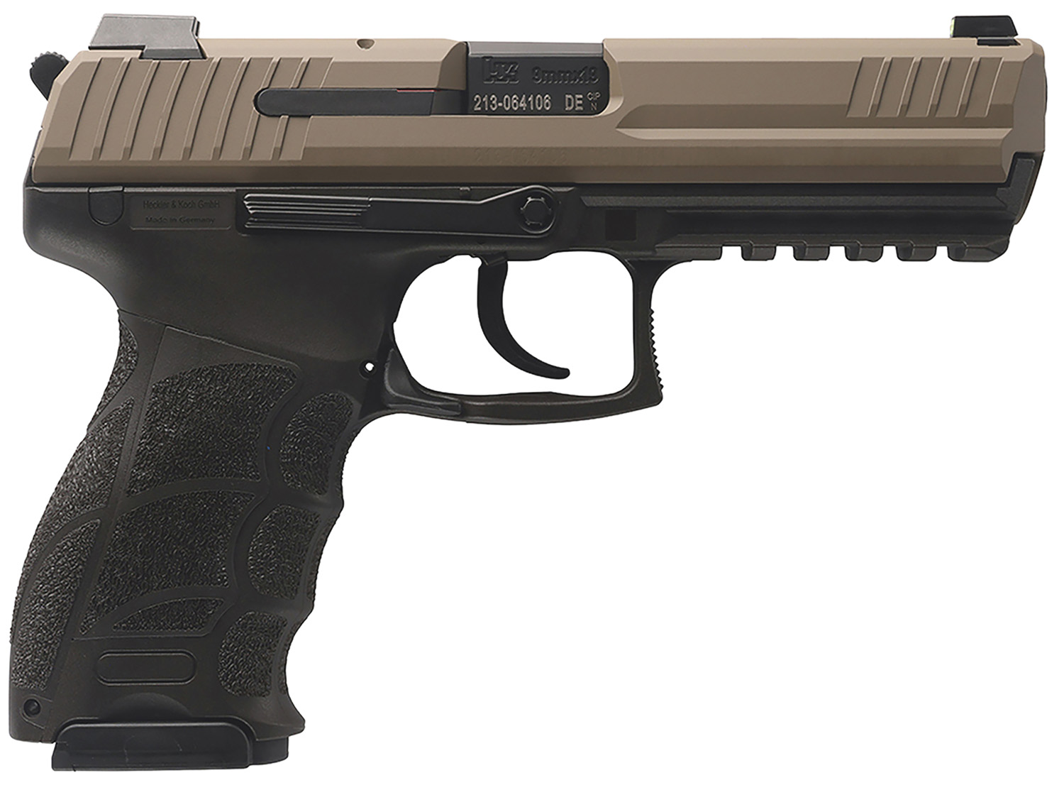 H&K P30L V3 9mm 4.45in FDE 17+1