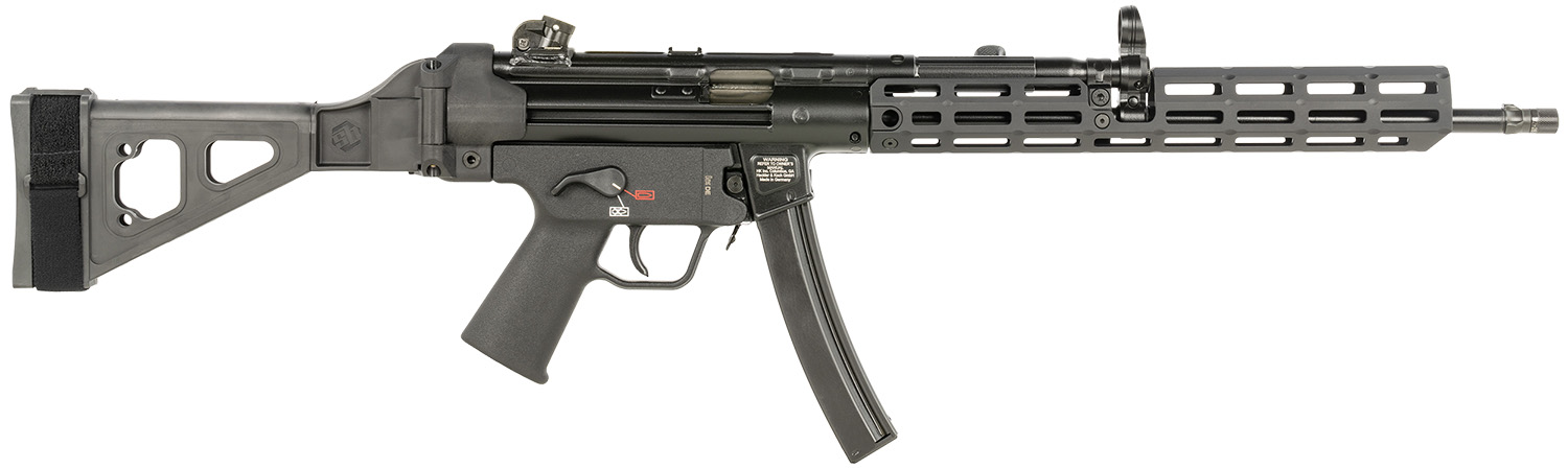 H&K SP5L Elite 9mm 16.50″ 30+1 M-LOK SB Tactical Brace