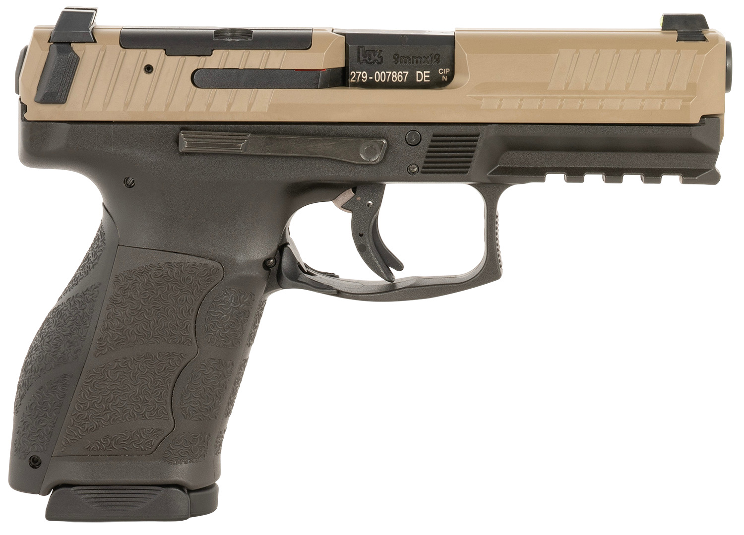 H&K VP9A1 Full-Size 9mm Luger Brown Polymer Frame