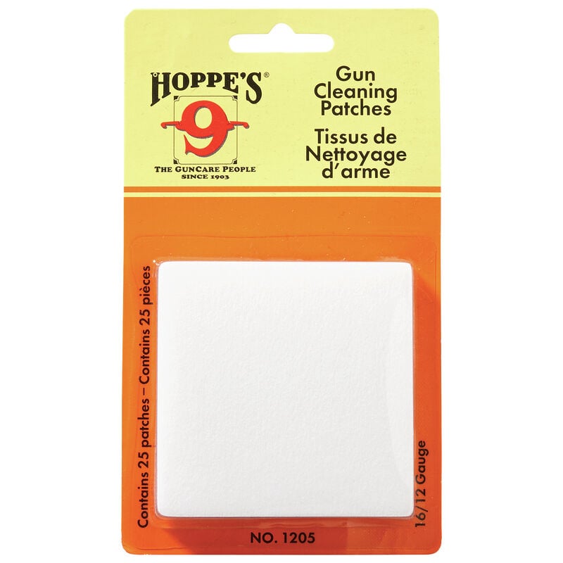 Hoppe's Gun Cleaning Patches (Pack of 25) – Fusion Firearms