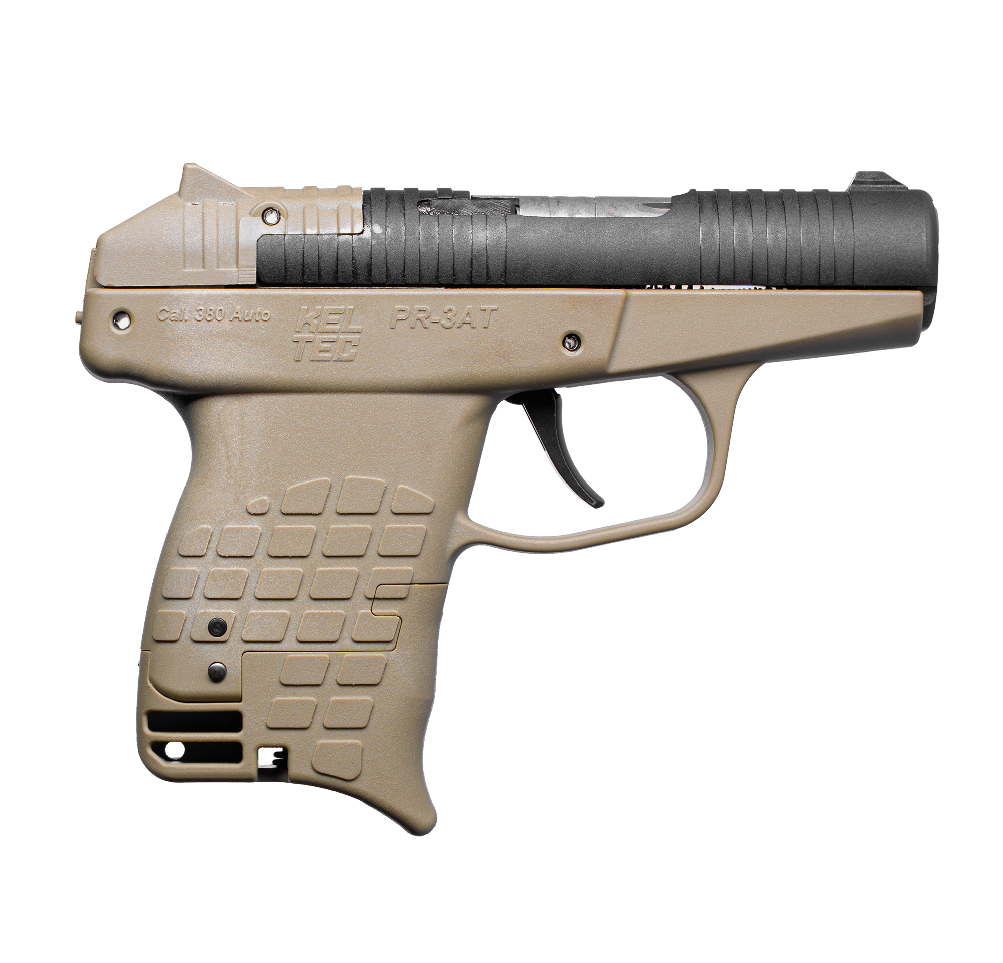 KELTEC PR-3AT Pistol .380 ACP 2.85 in Tan/Black