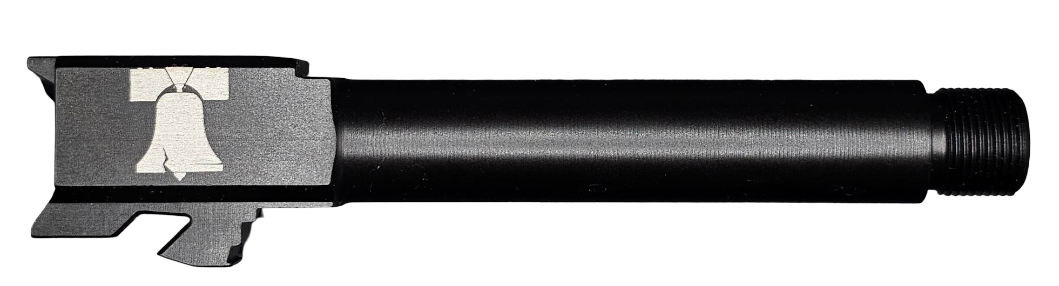Liberty Bell Logo Combat Armory barrel Fits Glock 19 New 9mm Match Grade Barrel Threaded