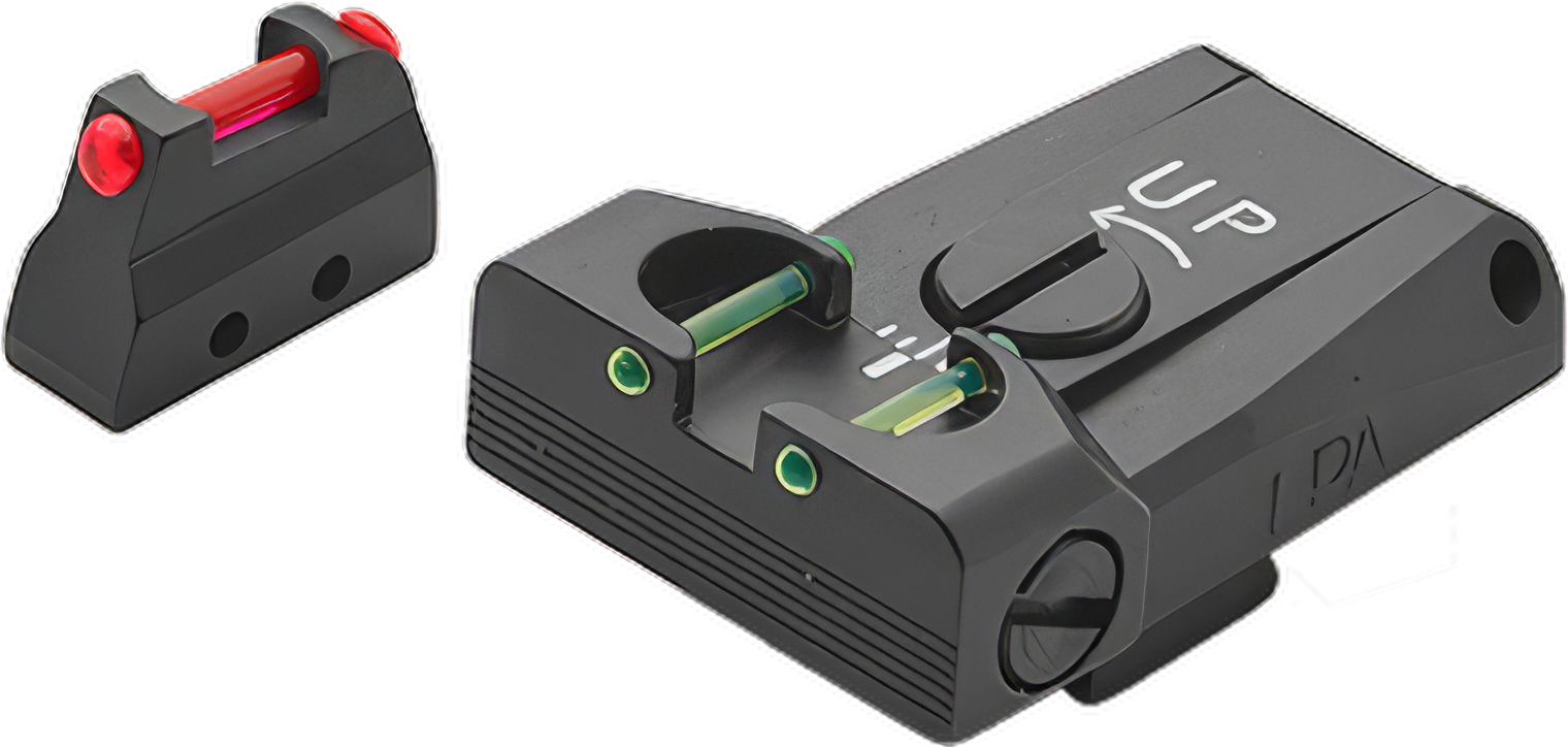 LPA Fiber Optic Sight Set — Beretta 92 / 96 / 98 / M9A1 (All-Fiber) – Fusion Firearms