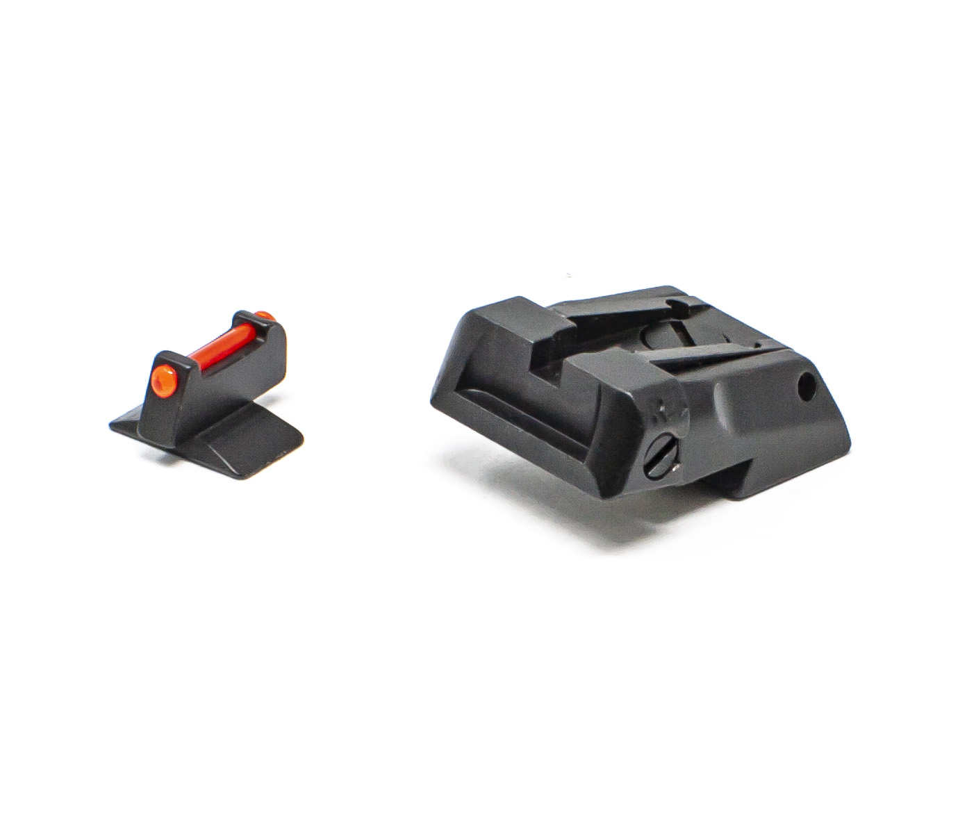LPA Fully Adjustable Sig Sauer Sight Set - Black With Fiber Front - P220 - P320 – Fusion Firearms