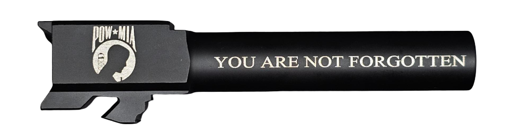 Pow Mia Logo Combat Armory barrel Fits Glock 19 9mm Match Grade Barrel