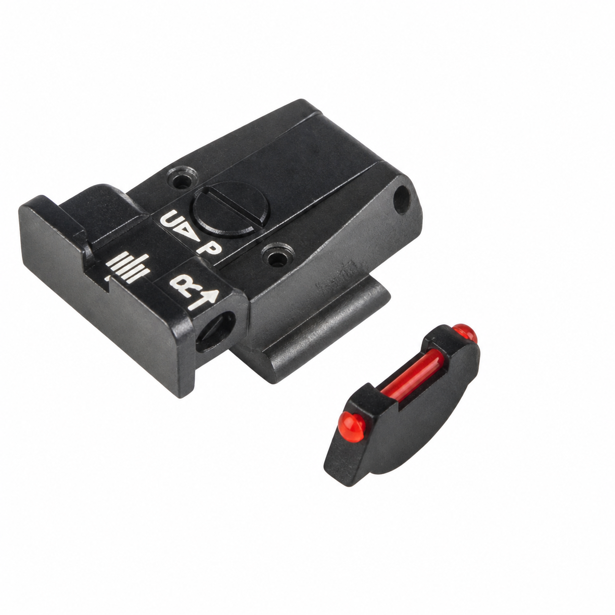 Ruger- P90 thru P97 - Black Target with Fiber Front Adjustable Sight Set – Fusion Firearms