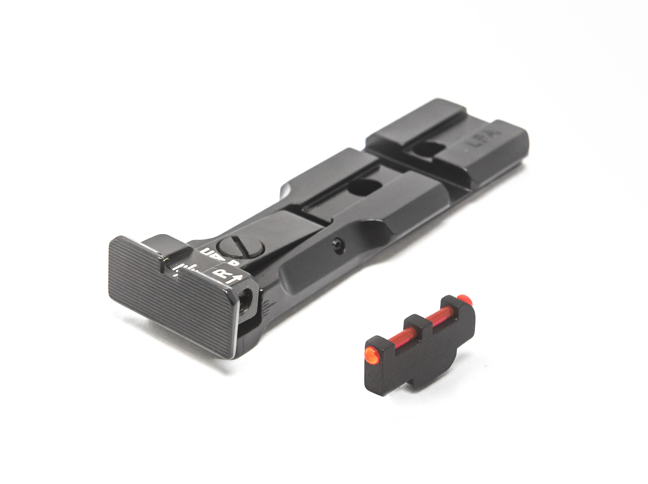 S&W RMR Rear Sight Black Target Black Body With Red Pin Front Sight – Fusion Firearms