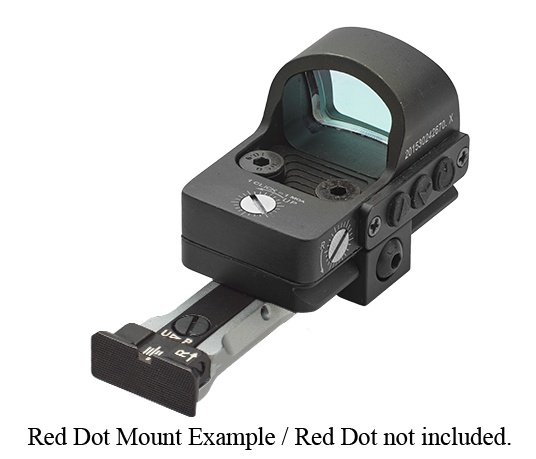 S&W RMR Rear Sight Black Target Black Body With Red Pin Front Sight – Fusion Firearms — image 4