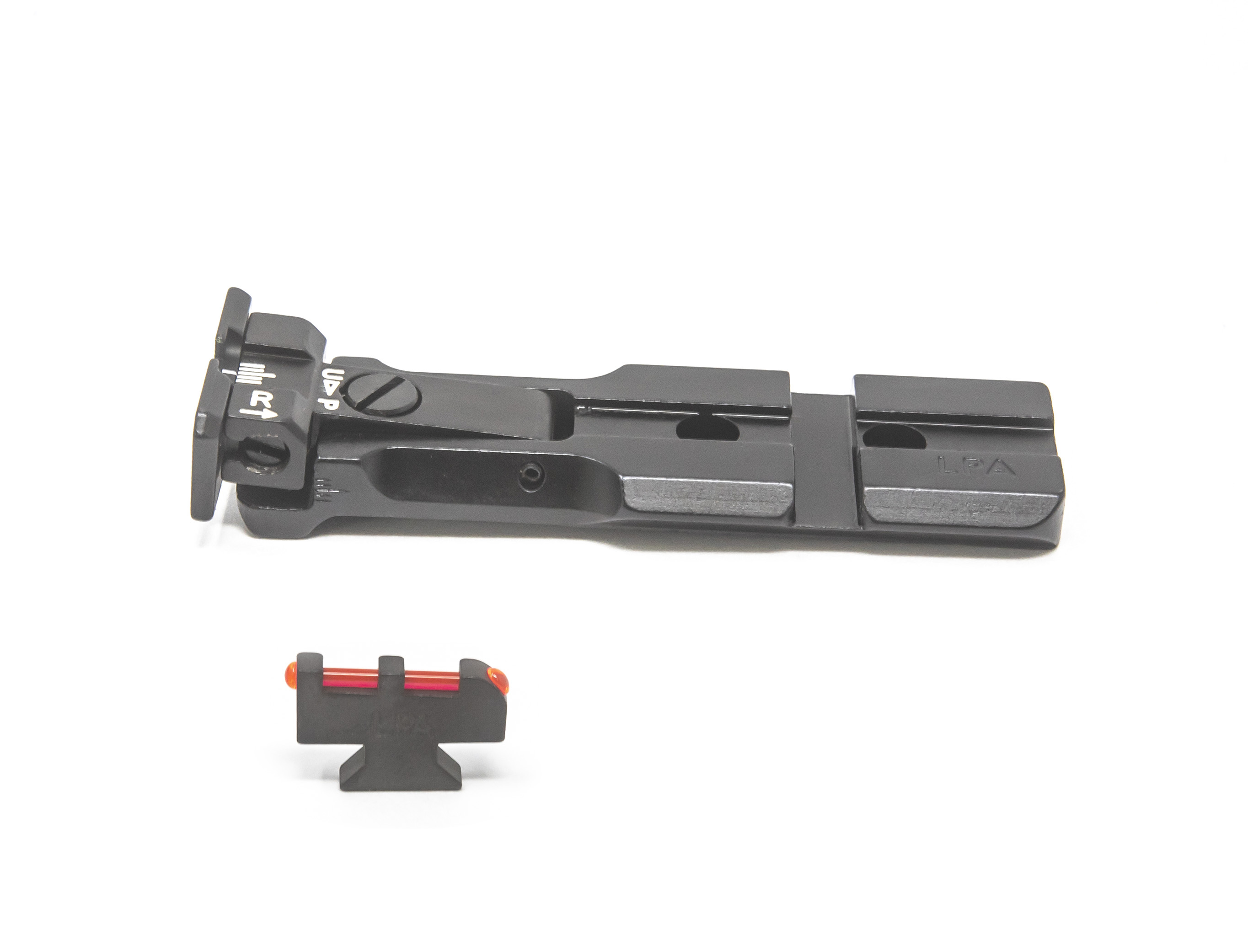 S&W RMR Rear Sight Black Target Black Body With Red Plunger Front Sight – Fusion Firearms — image 2