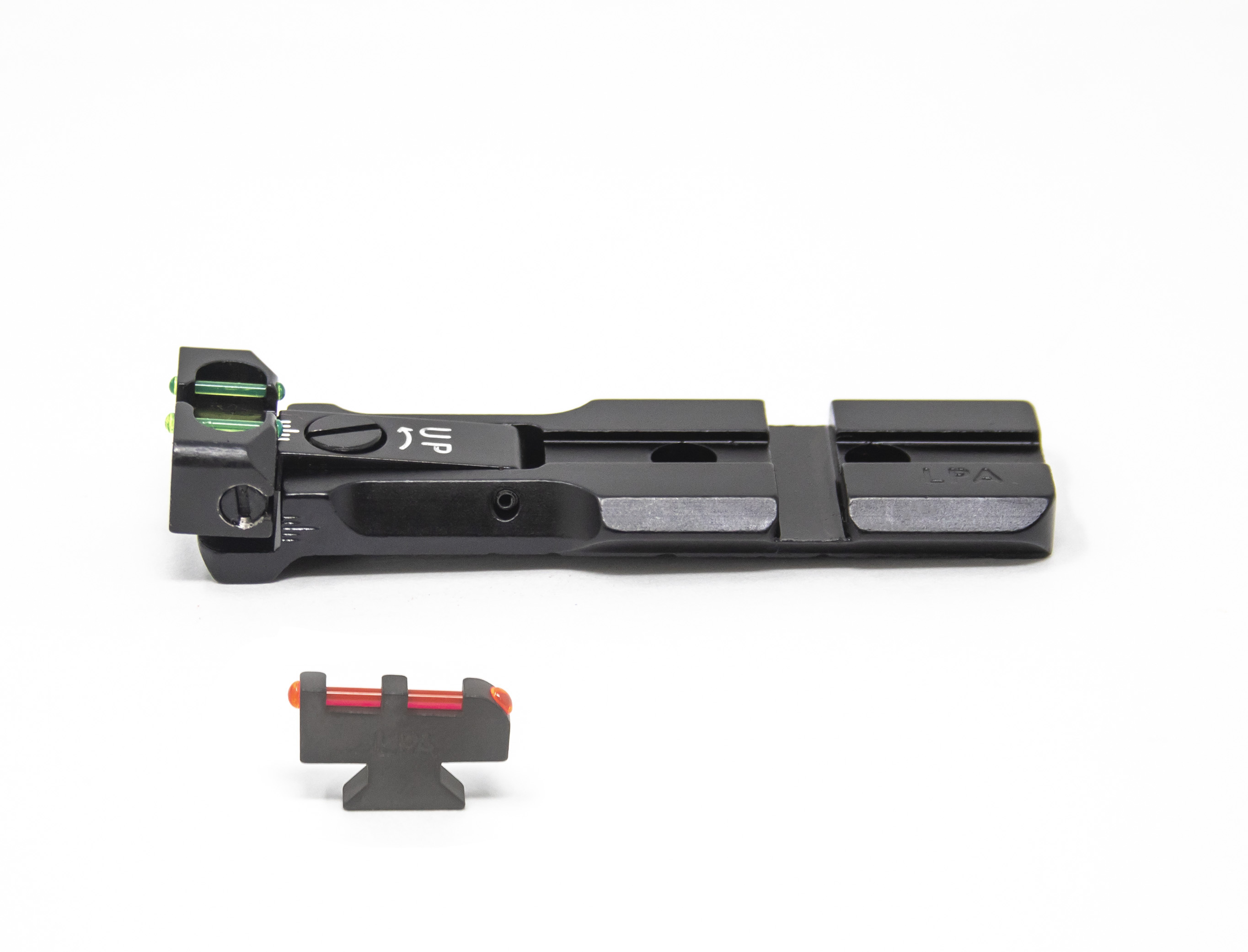 S&W RMR Rear Sight Fiber Optic Black Body With Red Plunger Front Sight – Fusion Firearms — image 2