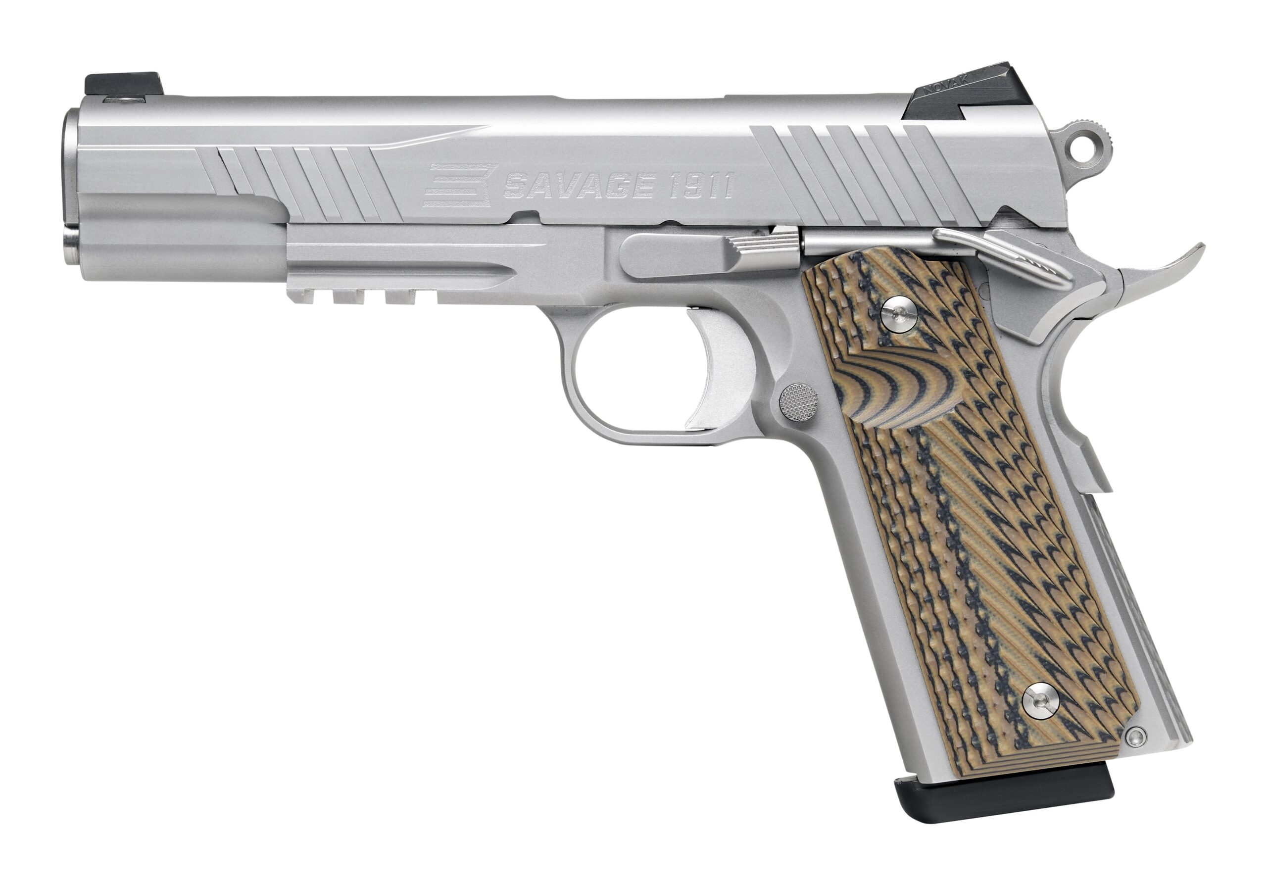 Savage 1911 Government 9mm 5in Stainless 10+1 Rail