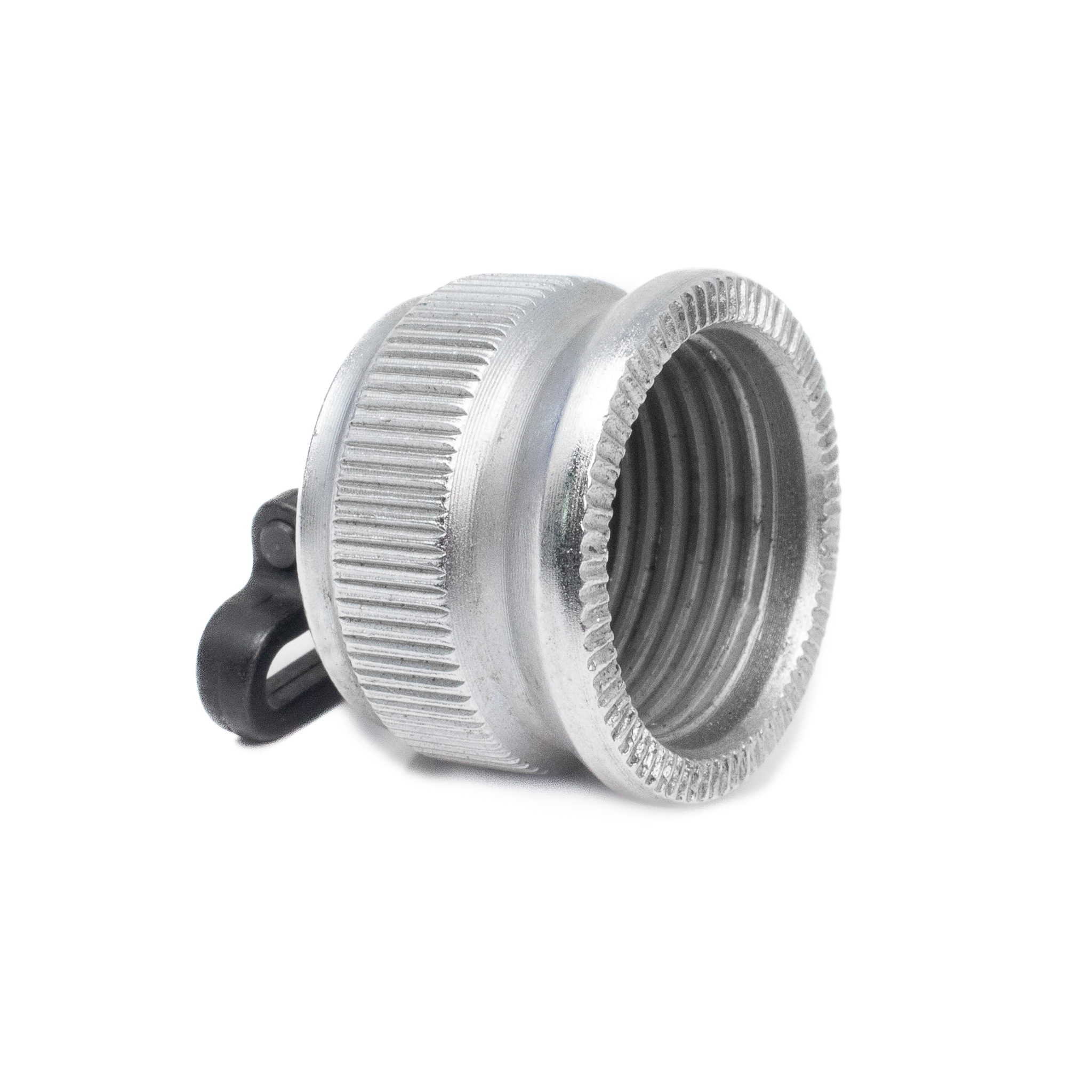 Shotgun Magazine Cap Serrated (Silver) - Standard W/ Sling Swivel – Fusion Firearms — image 2