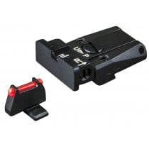Sig Sauer - P220 Thru P228, P320 - Black Target with Fiber Front Adjustable Sight Set – Fusion Firearms