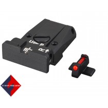 Sig Sauer P229 / Springfield XD - Black Target with Fiber Front Adjustable Sight Set – Fusion Firearms