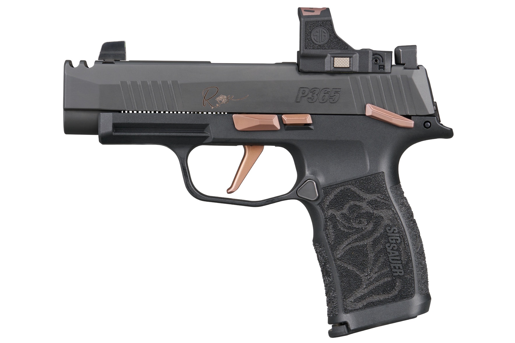 Sig Sauer P365 XL ROSE Comp 9mm ROMEO‑RS (2) 12rd Mags