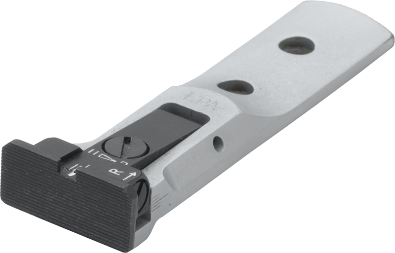 Smith & Wesson Revolver - Rear Adjustable Sight - Black Target Silver Body – Fusion Firearms