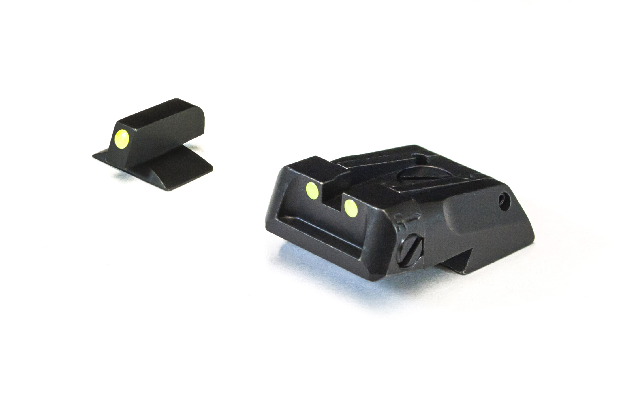 Standard NVK/ Colt Dovetail Fully Adjustable Sight Set - Luminova Night Sights – Fusion Firearms