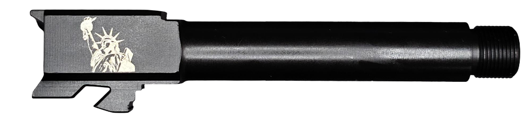 Statue of Liberty Logo Combat Armory barrel Fits Glock 19 New 9mm Match Grade Barrel Threaded