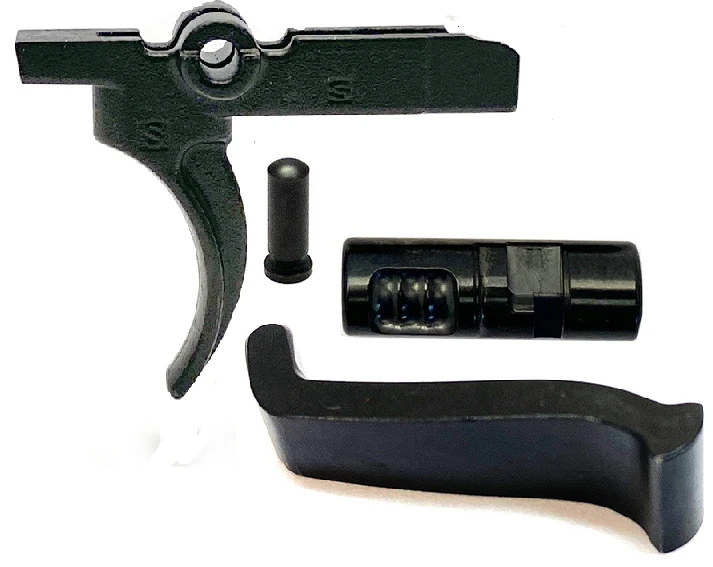 Super Safety Curved Face Trigger Kit D2 Steel – Active Reset Trigger For AR-15 – Combat Armory