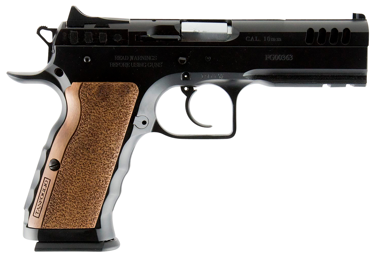Tanfoglio IFG Stock I 10mm 4.50″ 13 + 1 Serrated Slide