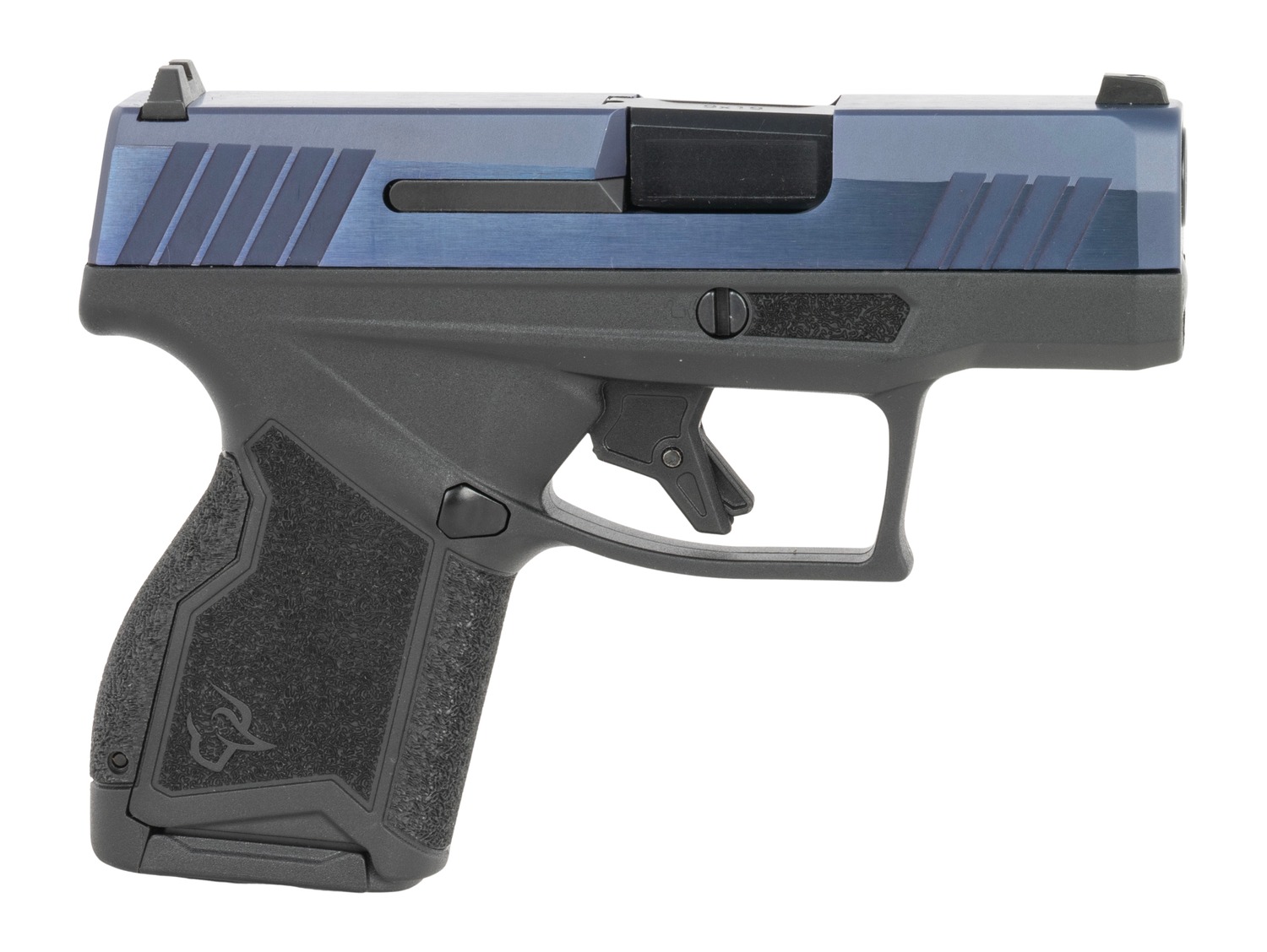 Taurus 1-GX4M931-B GX4 Micro-Compact Frame 9mm Luger 13+1 3.06″ Satin Black DLC Stainless Steel Barrel, Blue PVD Serrated Alloy Steel Slide, Matte Black Stainless Steel Frame, Textured Grip